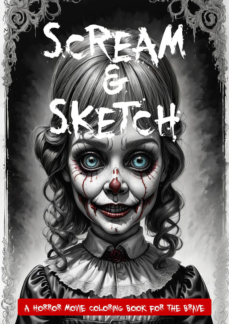 Horror Art Coloring Books – Unleash Your Dark Creativity!