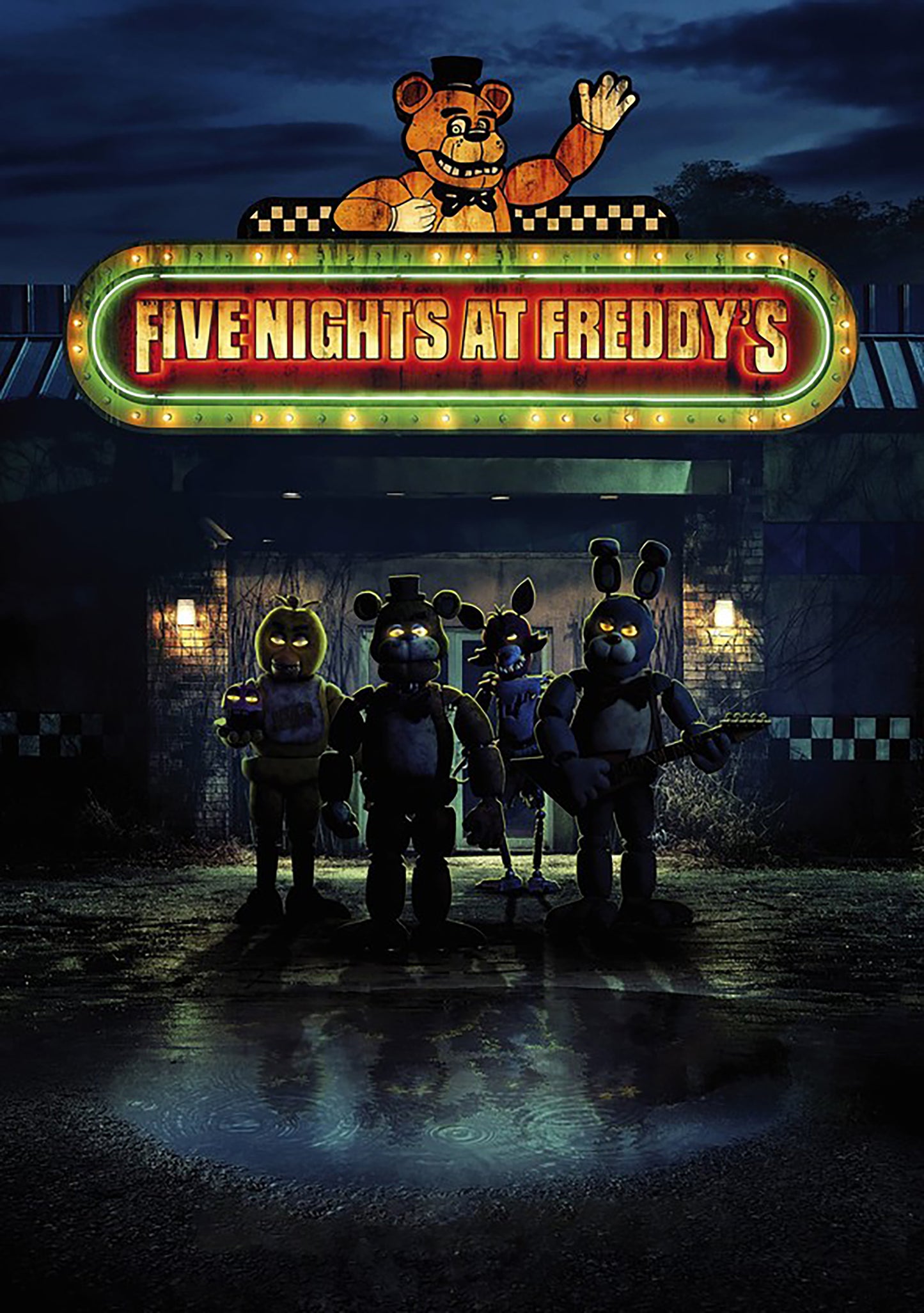 Five Nights Metal Signs A5 Framed Assorted