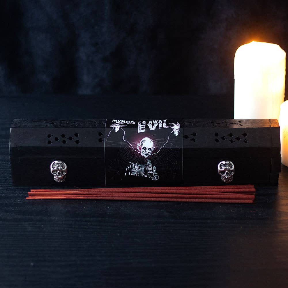 Go Away Evil Gothic Rose Incense Box Set