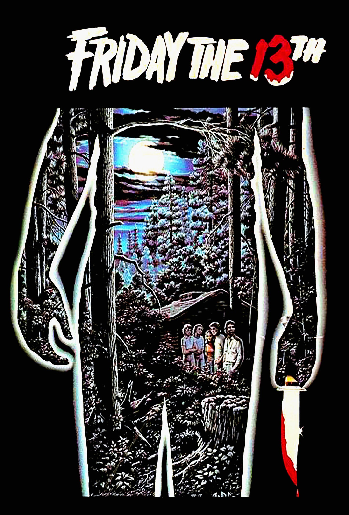 Friday the 13th Metal Signs A5 Framed Assorted
