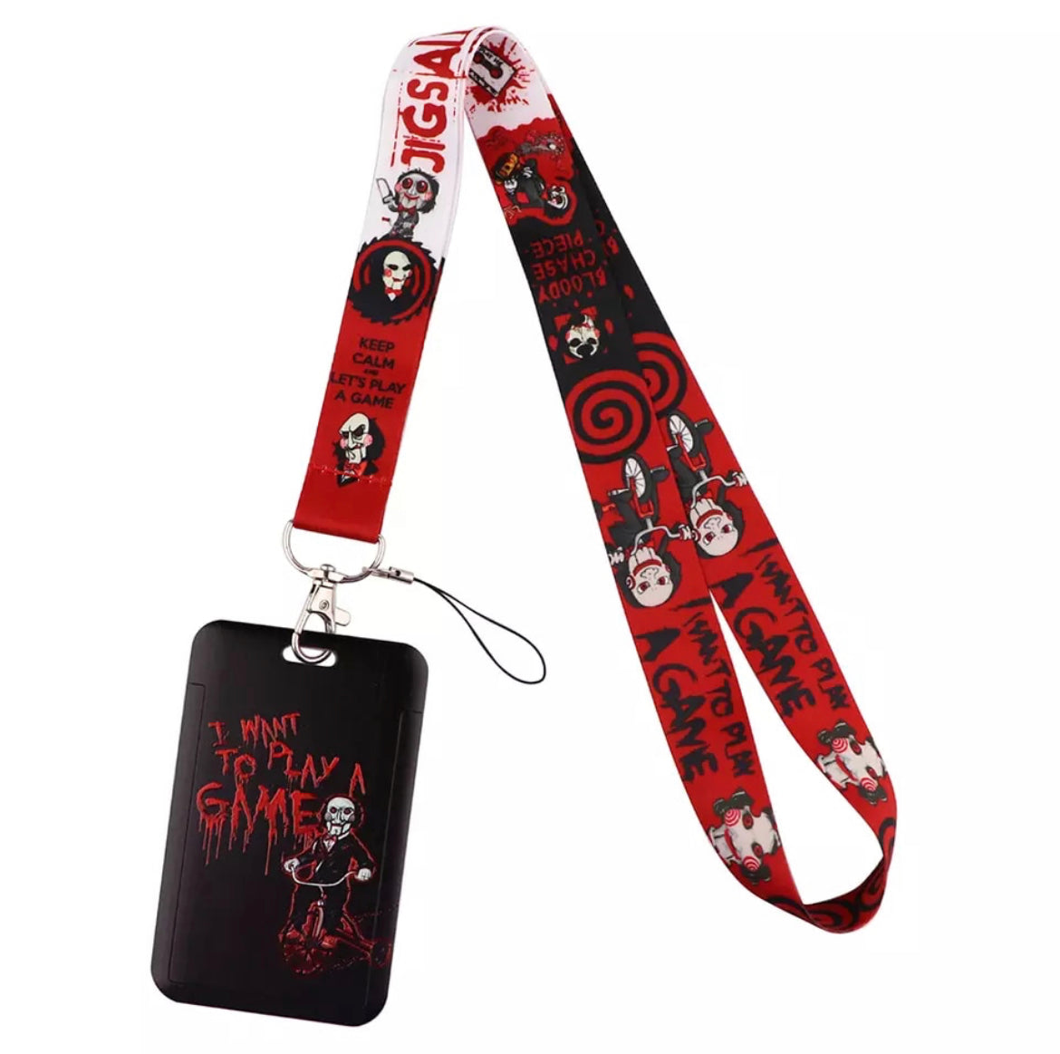 Jigsaw - Classic Horror Movie with Lanyard & ID Badge Holder