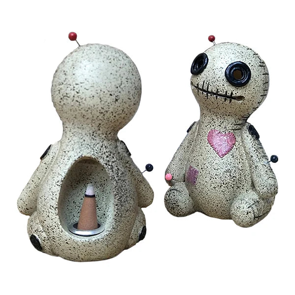 Voodoo Doll Incense Burner – Unique Spooky Resin Incense Holder