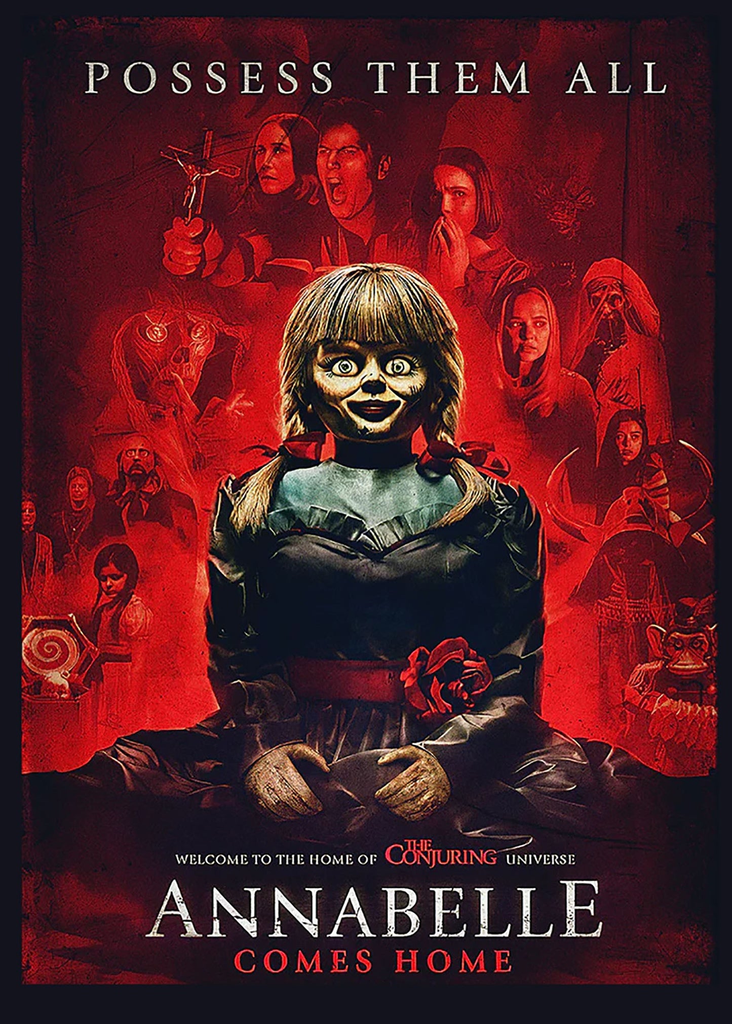 Annabelle Metal Sign A5 Framed