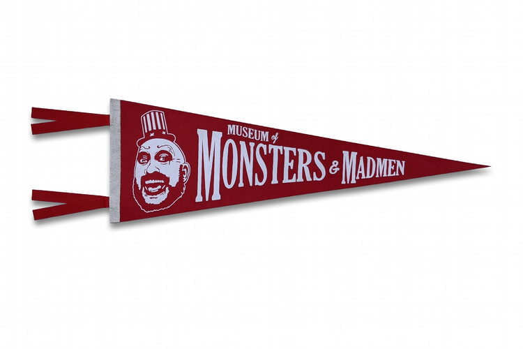 Monsters and Madmen – House of 1000 Corpses: Captain Spaulding Pennant Flag