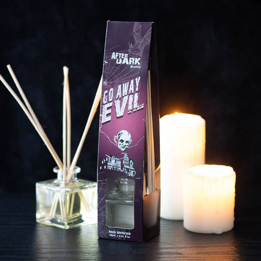 Go Away Evil Gothic Rose Reed Diffuser