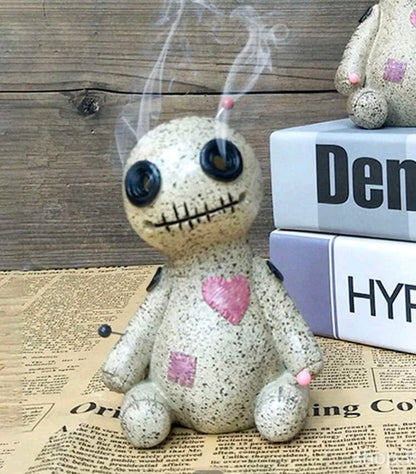 Voodoo Doll Incense Burner – Unique Spooky Resin Incense Holder
