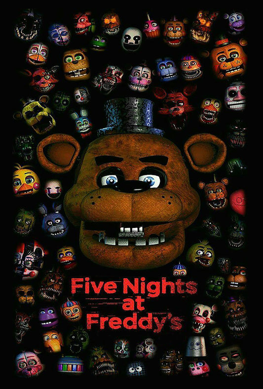 Five Nights Metal Signs A5 Framed Assorted