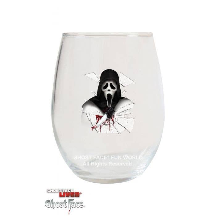 Ghost Face® Wine Tumbler Set/4