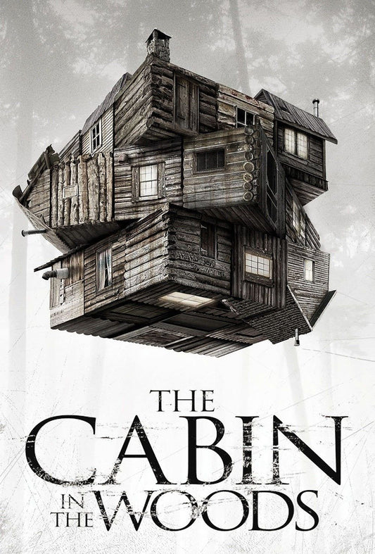 Cabin in the Woods Metal Sign A5 Framed