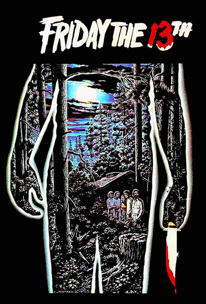 Friday the 13th Metal Signs A5 Framed Assorted