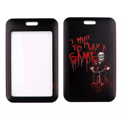 Jigsaw - Classic Horror Movie with Lanyard & ID Badge Holder