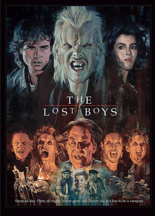 Lost Boys Metal Framed Sign A5