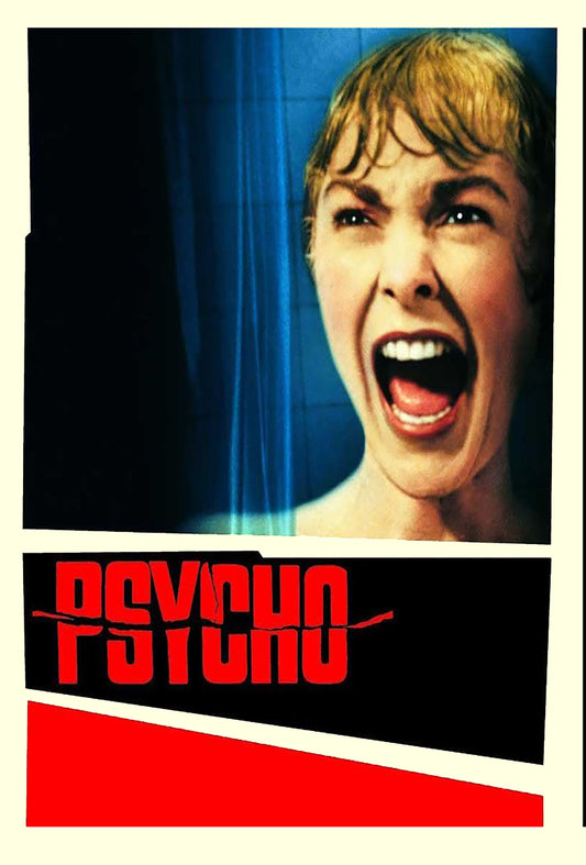 Pyscho Metal Sign Framed A5