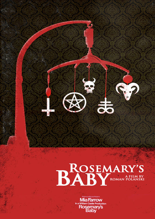 Rosemary's Baby Metal Framed Sign A5