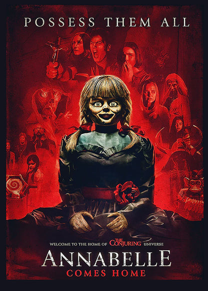 Annabelle Metal Sign A5 Framed