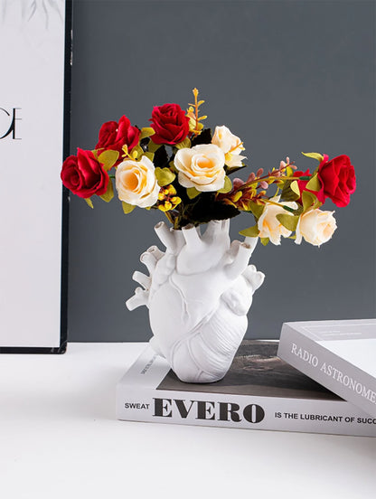 Anatomical Heart-Shaped Resin Vase (Vase Only)