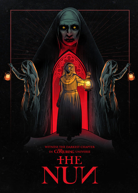 The Nun Metal Framed Sign A5