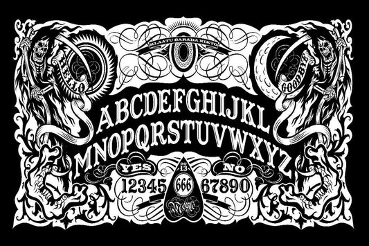 Ouija Metal Framed Sign A5