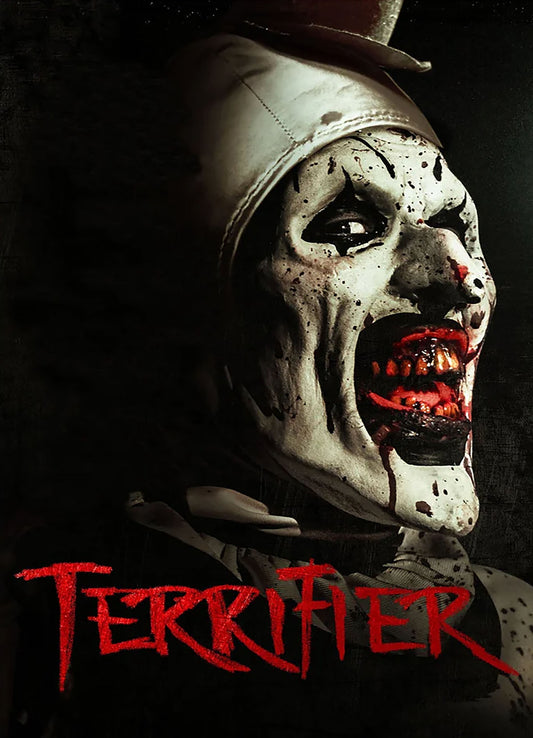 The Terrifier Metal Framed Sign A5